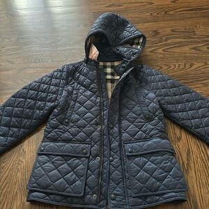 Kids Burberry jacket with removable hood